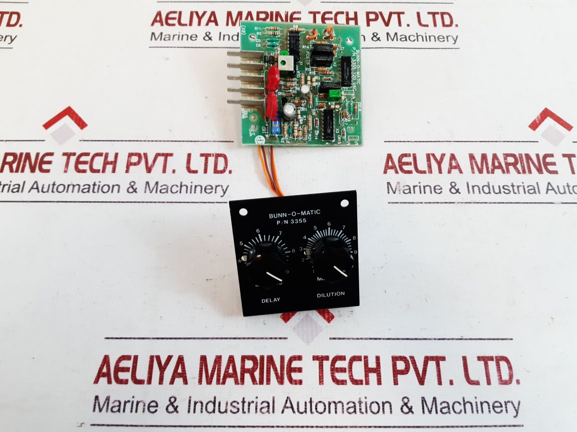 Bunn-o-matic 3355 Dual Timer Board 604887
