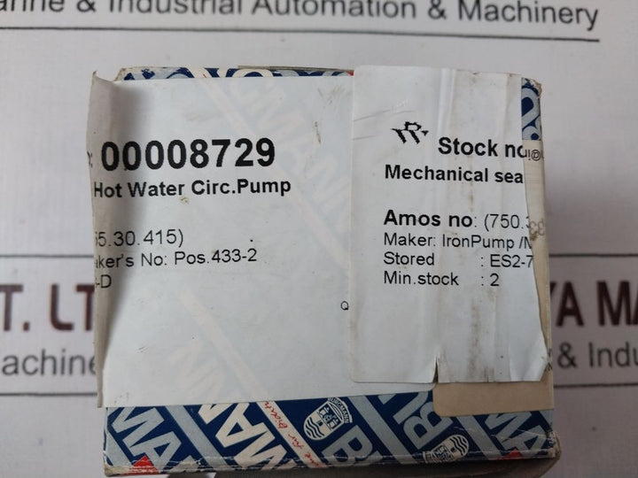 Burgmann Mg1S20/45-z Mechanical Seal 10-1145-00113 Set