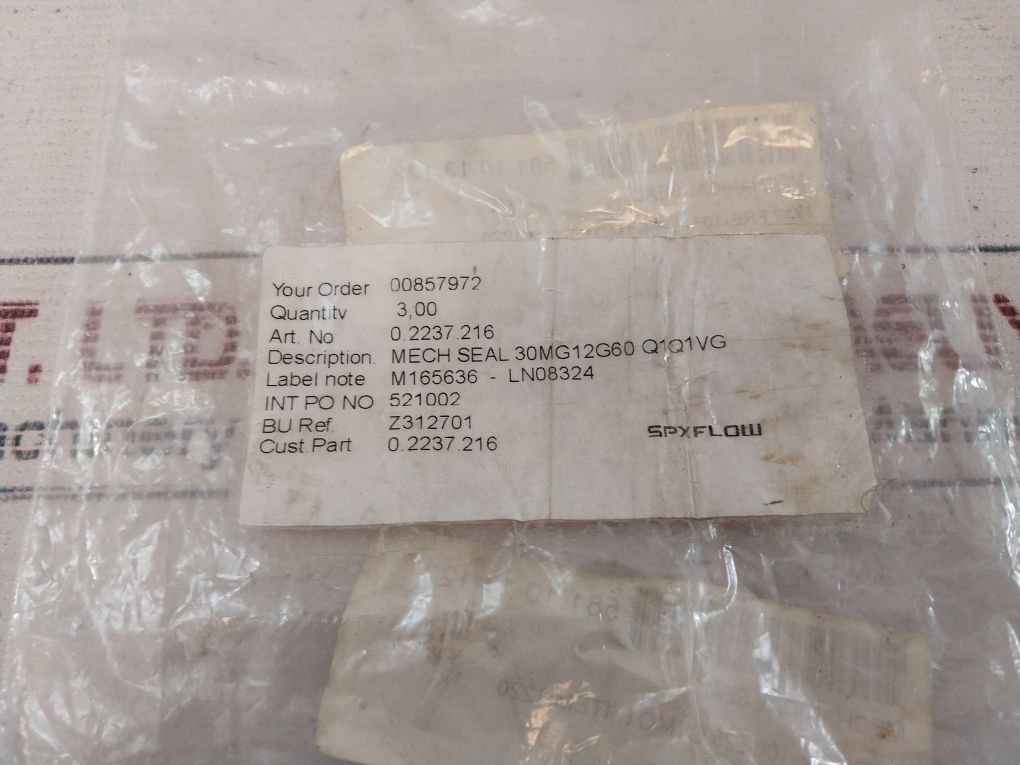 Burgmann Mg 12/30-z Mechanical Seal