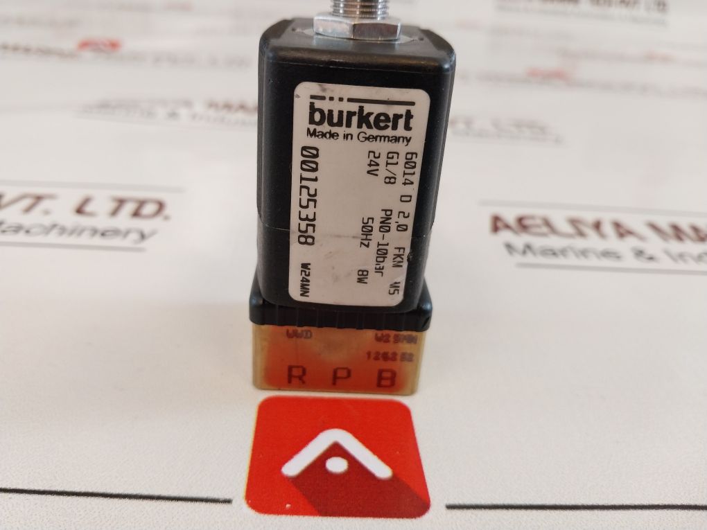 Burkert 00125358 Solenoid Valve 6014D 24/50 1/8 In