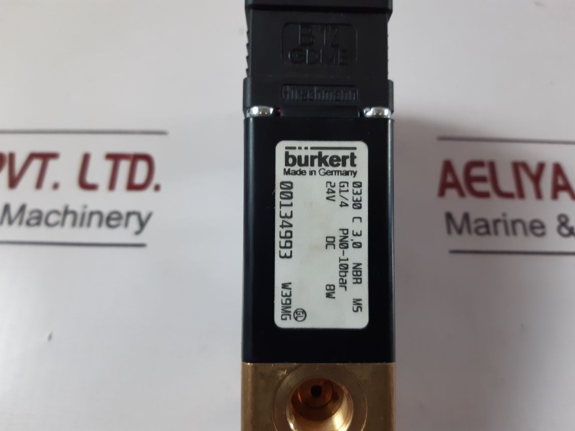 Burkert 00134993 0330 Solenoid Valve