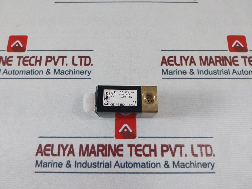 Burkert 00170480 Solenoid Valve 0330 T 2,0 Fkm Ms 24V 50Hz