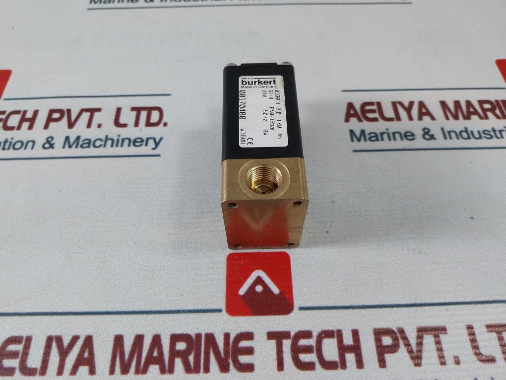 Burkert 00170480 Solenoid Valve 0330 T 2,0 Fkm Ms 24V 50Hz