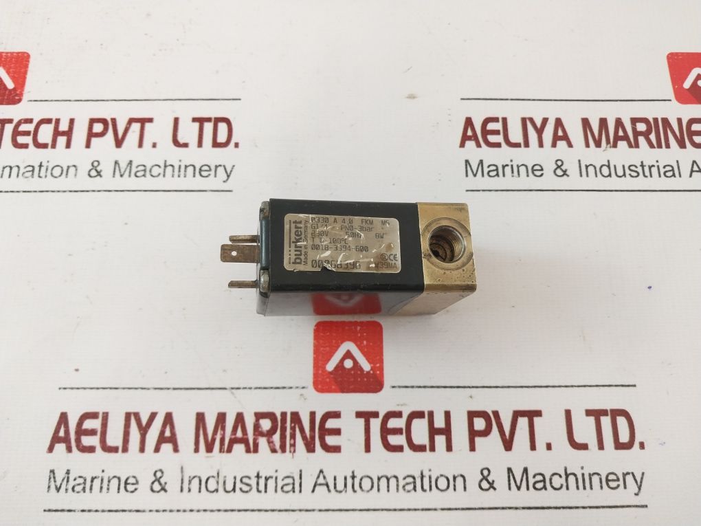 Burkert 0330 A 4,0 Fkm Ms Solenoid Valve
