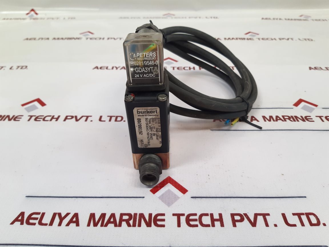 Burkert 00200192 Solenoid Valve G1/4 0-10Bar