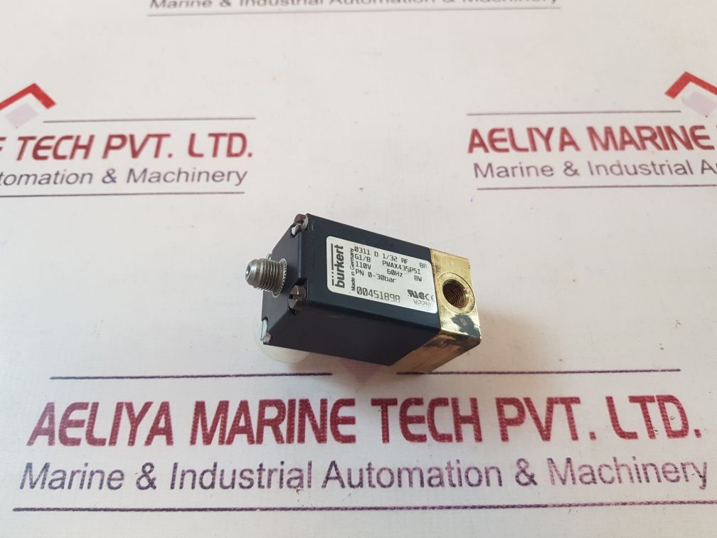 Burkert 00451898 Solenoid Valve 0311 D 1/32 Rf Br
