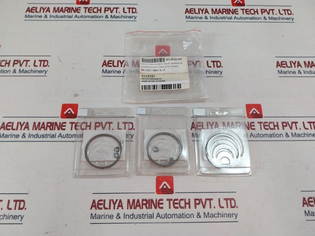 Burkert 0113107 Repair Kit For Solenoid Valve 16A