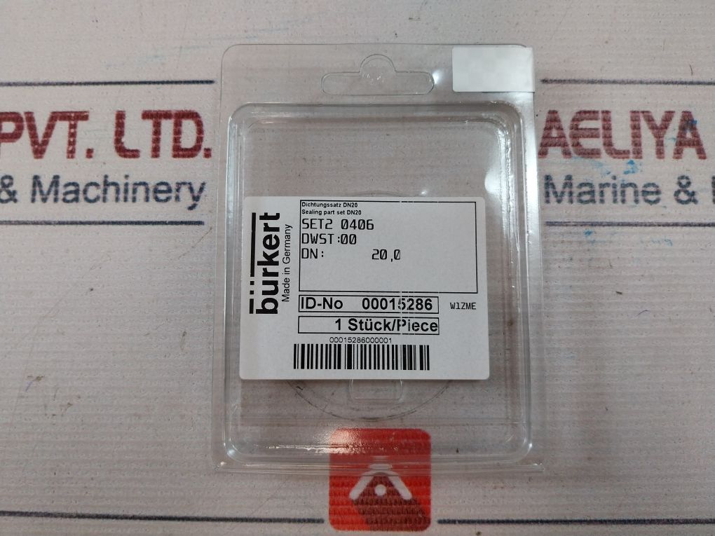 Burkert 0113107 Repair Kit For Solenoid Valve 16A