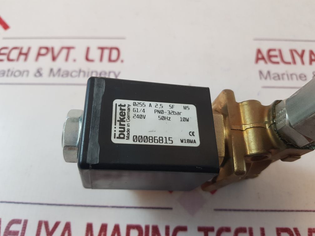 Burkert 0255 a 2,5 sf ms solenoid valve 