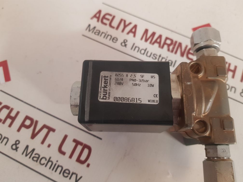 Burkert 0255 A 2,5 Sf Ms Solenoid Valve