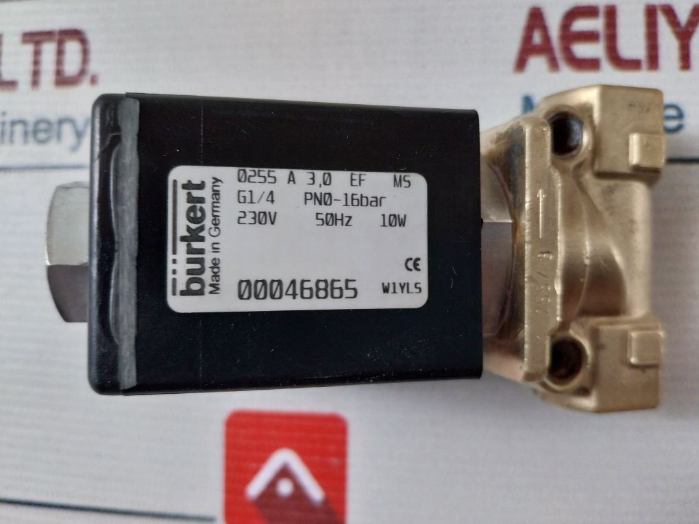 Burkert 0255 A 3,0 Ef Ms Solenoid Valve