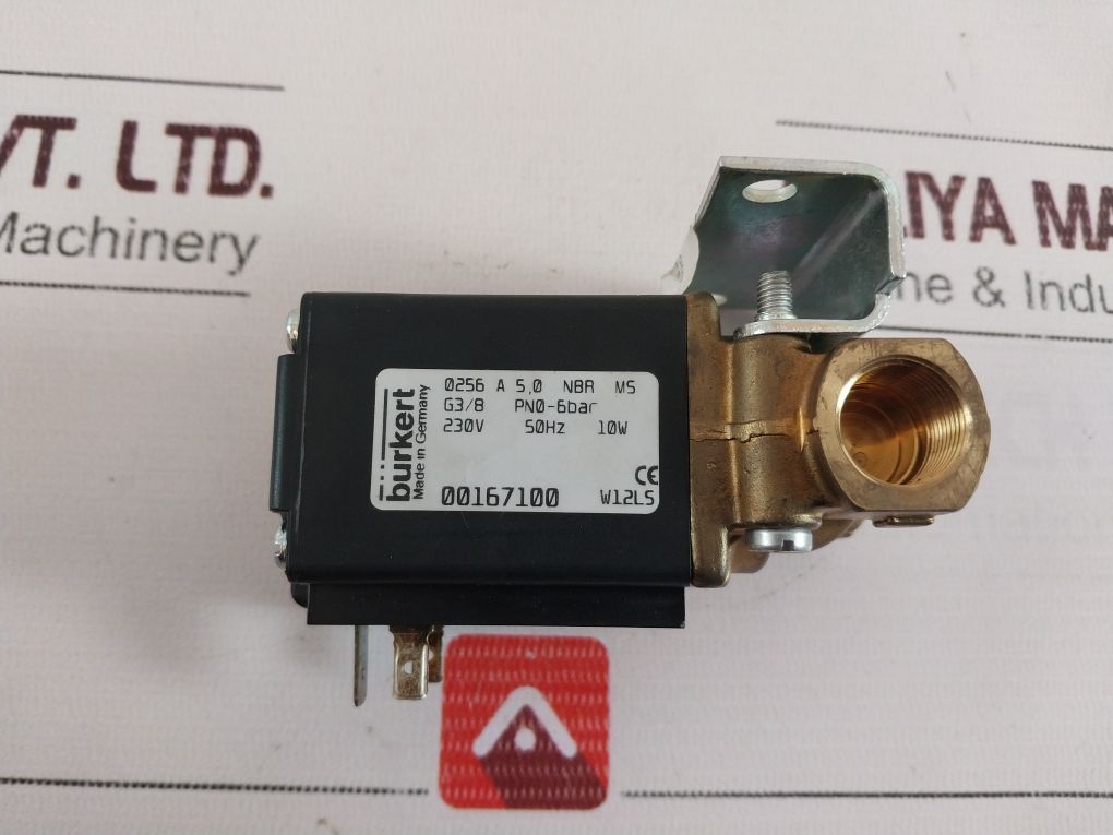 Burkert 0256 A 5,0 Nbr Ms Solenoid Valve 00167100 230V 50Hz 10W
