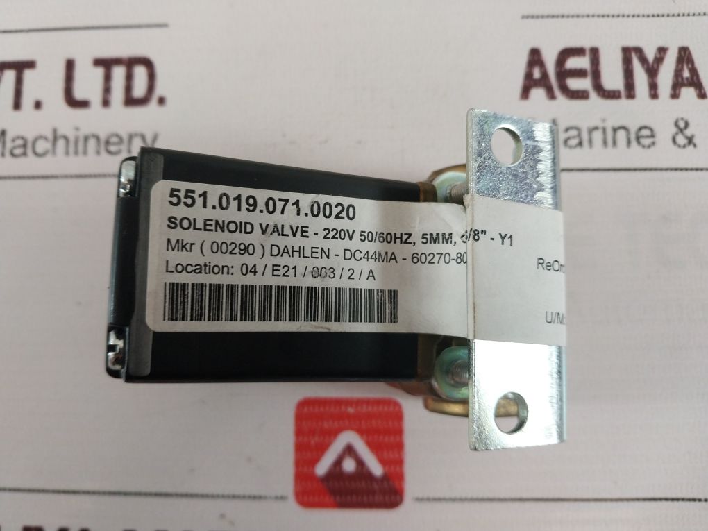 Burkert 0256 A 5,0 Nbr Ms Solenoid Valve 00167100 230V 50Hz 10W