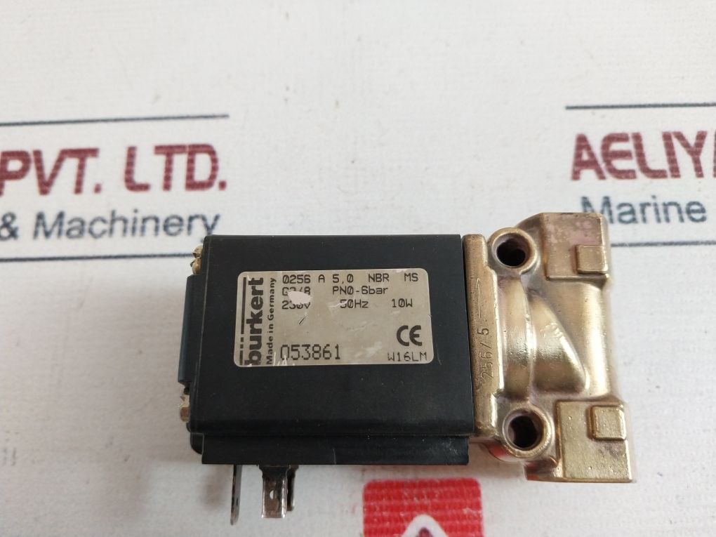 Burkert 0256 A 5,0 Nbr Ms Solenoid Valve