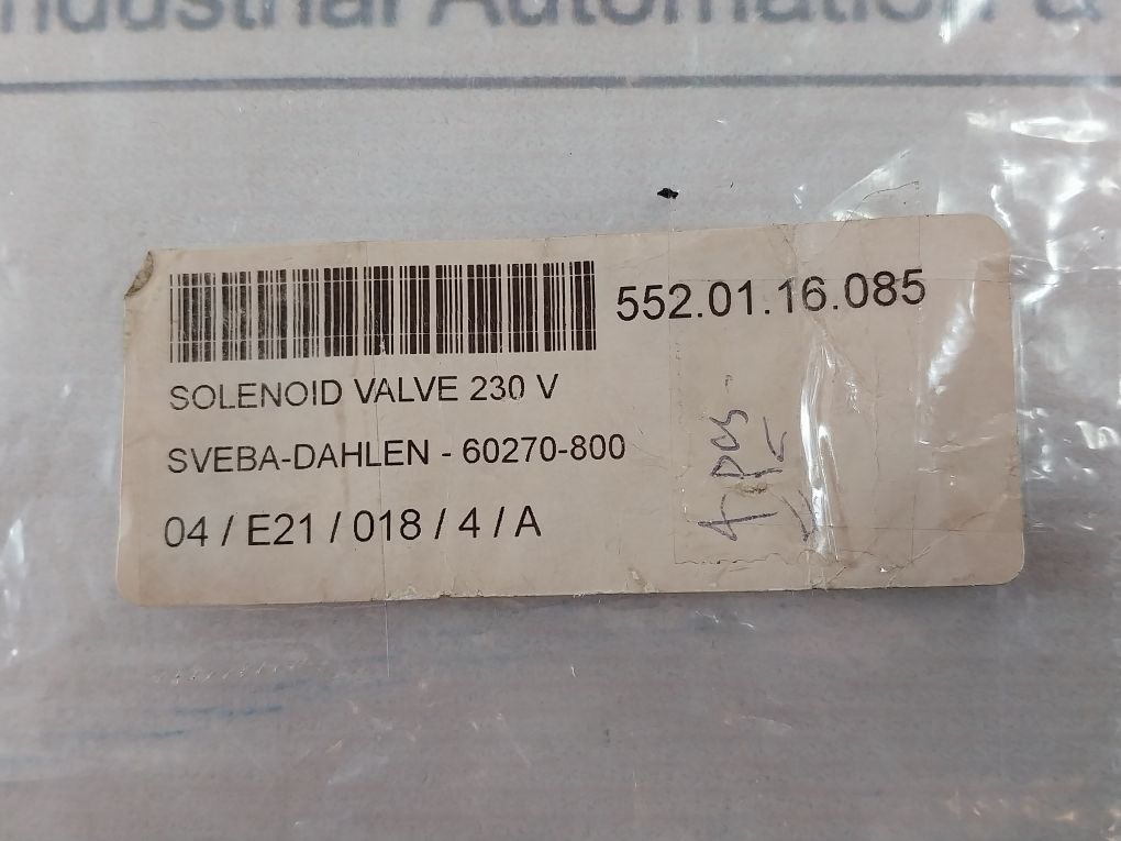 Burkert 0256 A 5,0 Nbr Ms Solenoid Valve 230V