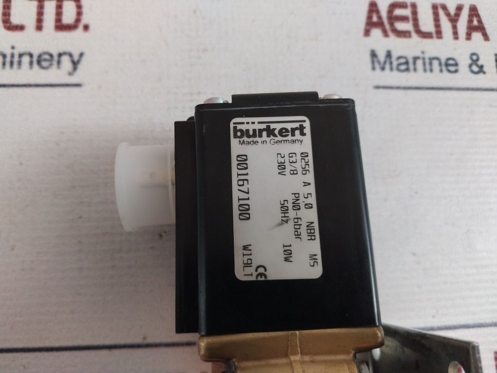 Burkert 0256 A 5,0 Nbr Ms Solenoid Valve G3/8 Pn0-6Bar