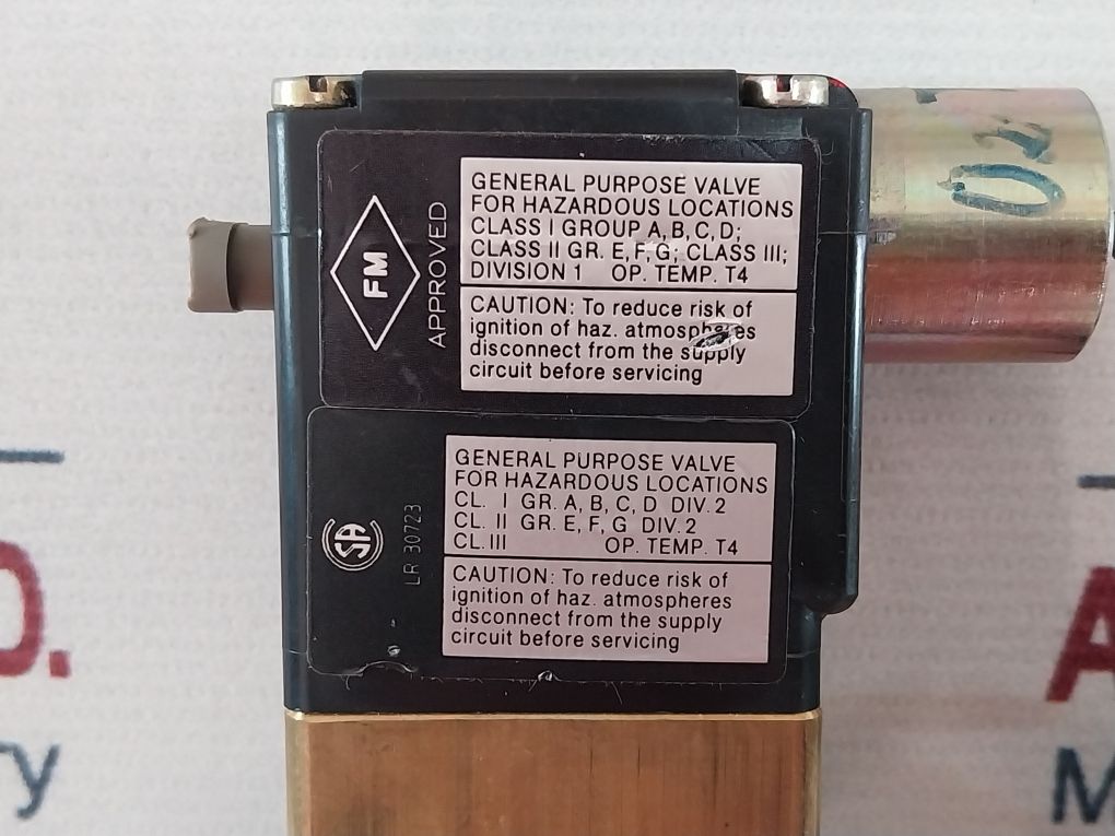 Burkert 0282 A 1/2 Fpm Br Solenoid Valve