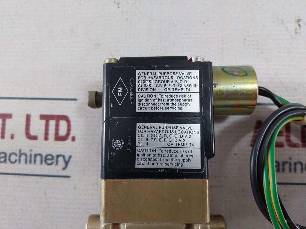 Burkert 0282 A 1/2 Fpm Br Solenoid Valve