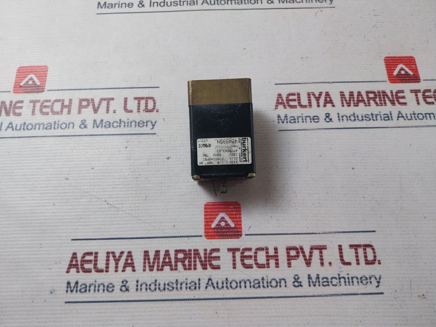 Burkert 0330 C 1/8 Nbr Br Solenoid Valve