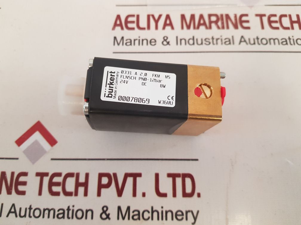 Burkert 0331 A 2,0 Fkm Ms Solenoid Valve