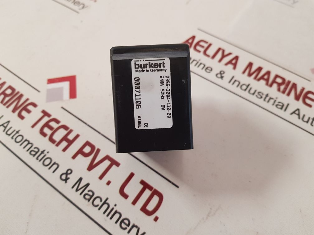 Burkert 0355-3004-112-00 Solenoid Coil