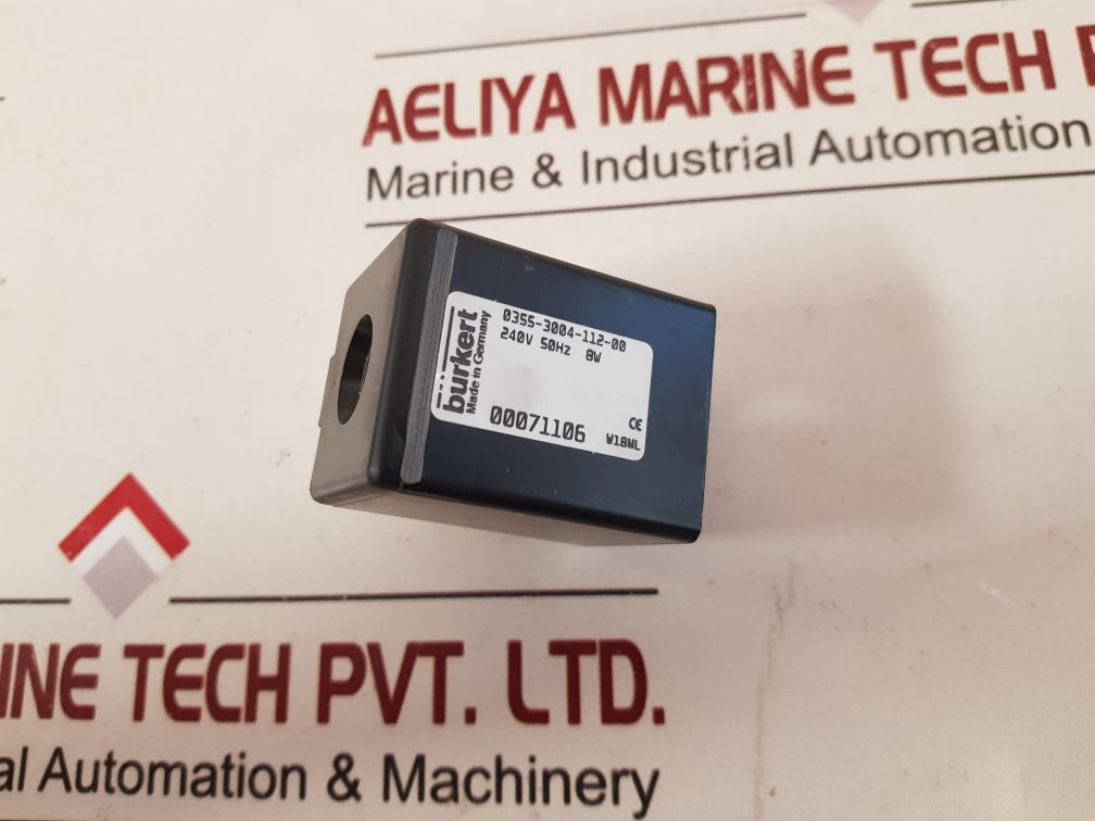 Burkert 0355-3004-112-00 Solenoid Coil