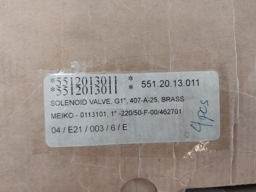 Burkert 0407 A 1 Eg Br Solenoid Valve