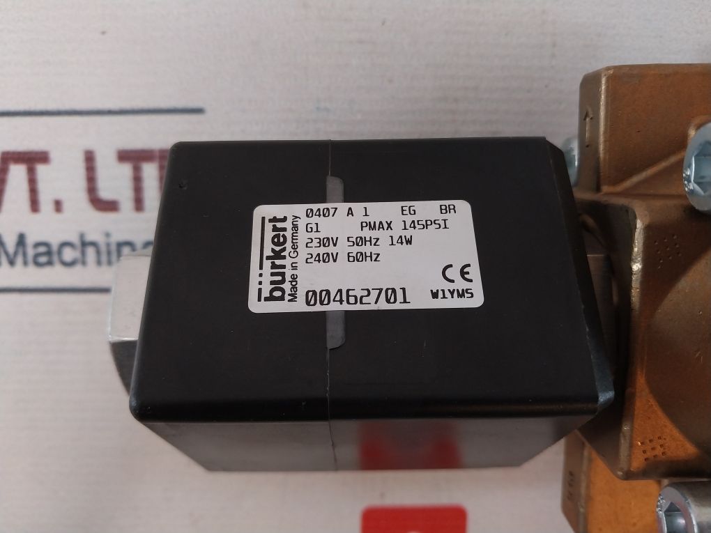 Burkert 0407 A 1 Eg Br Solenoid Valve