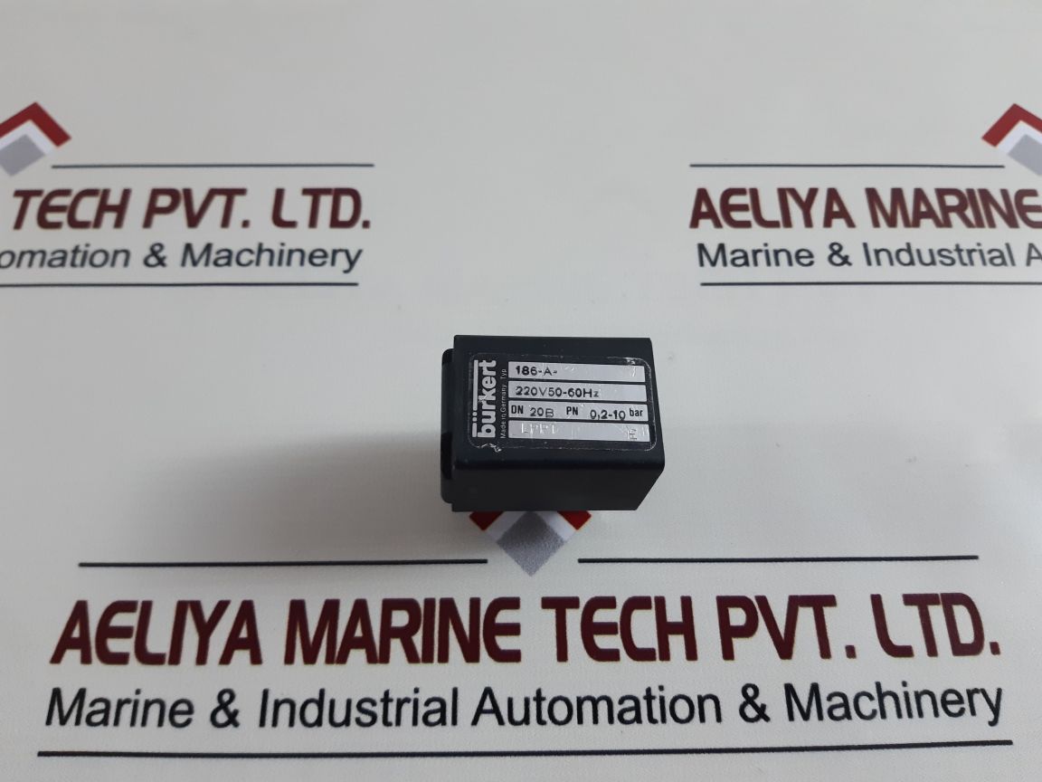 Burkert 186-a-220V 50-60Hz 3/2-way-solenoid Valve Coil
