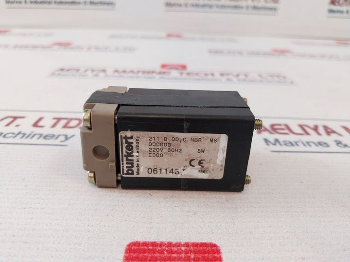 Burkert 211 B 00, 0 Nbr Ms Coil For Connection Solenoid Valve 220V