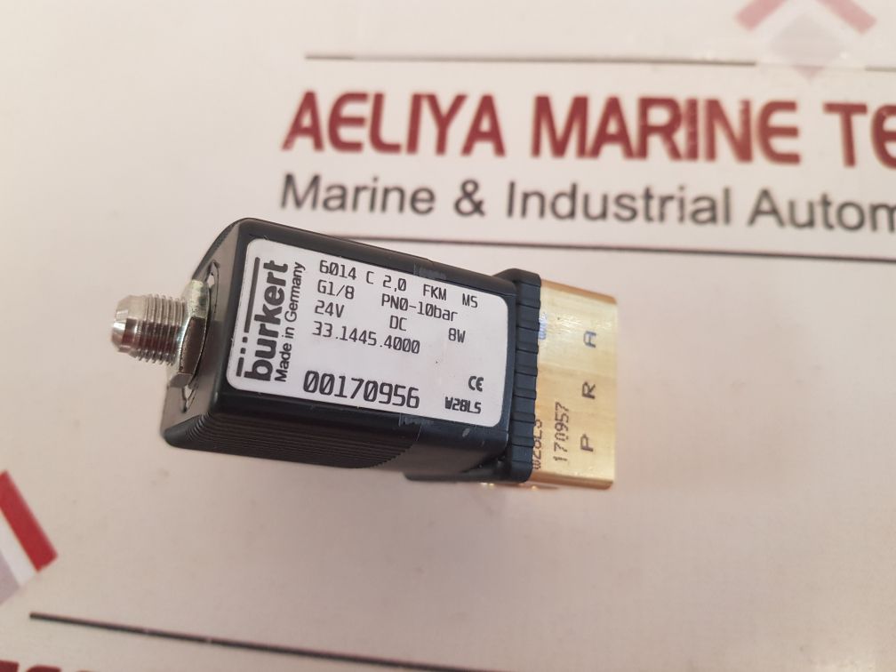 Burkert 3014 C 2,0 Fkm Ms Solenoid Valve