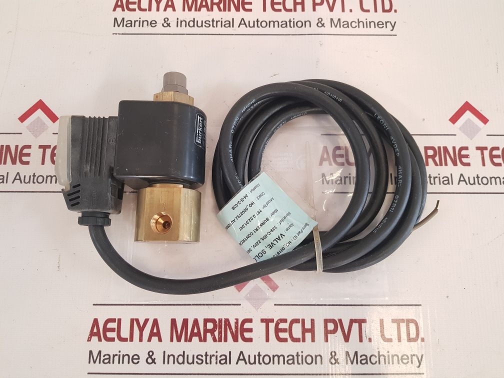 Burkert 329-c-008 Solenoid Valve