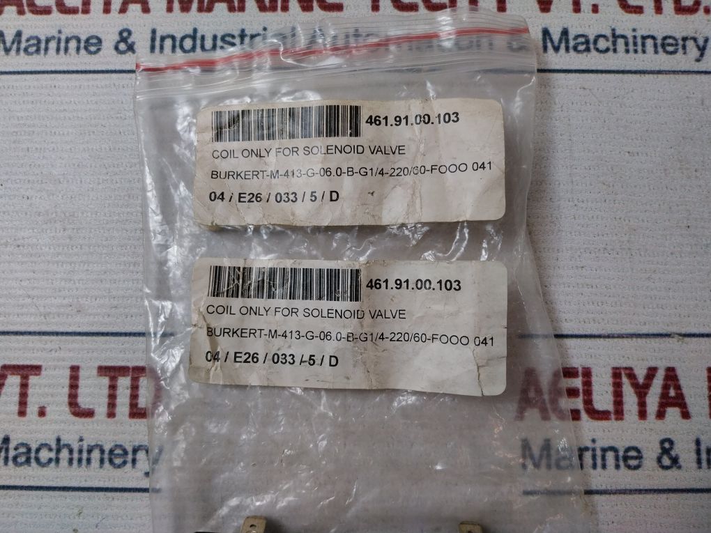 Burkert 413-g-06,0-b-pa Solenoid Valve Coil