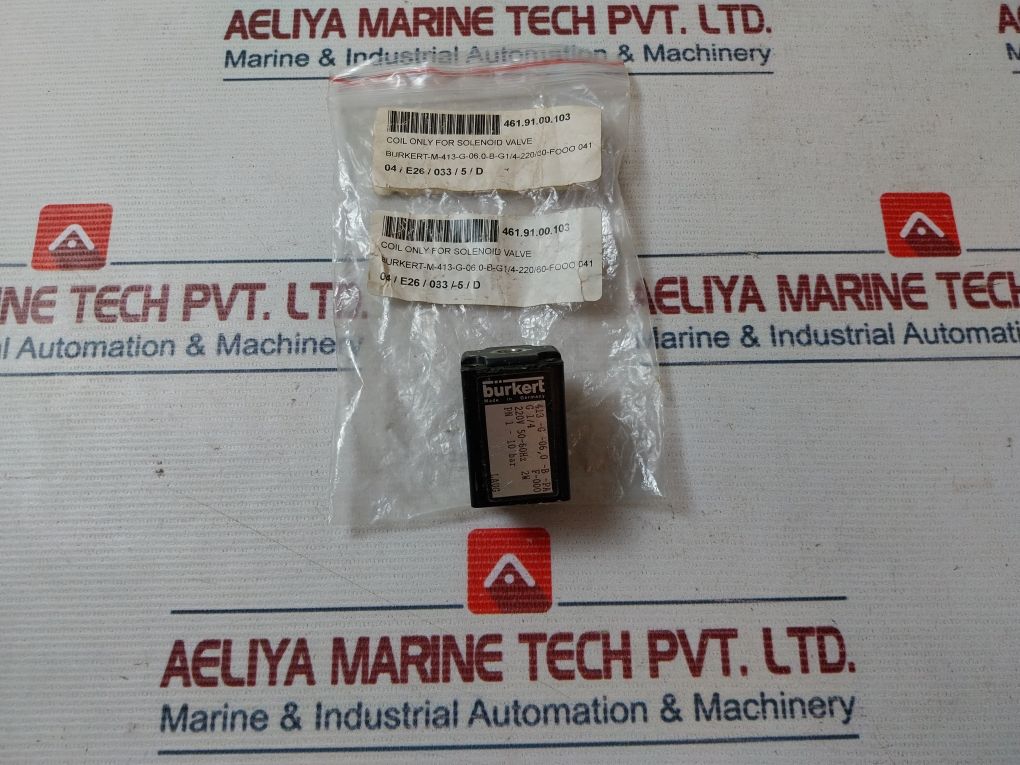 Burkert 413-g-06,0-b-pa Solenoid Valve Coil