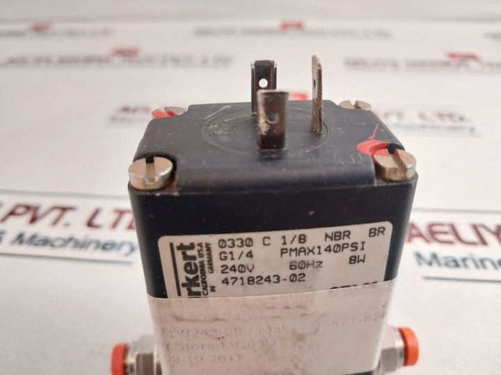 Burkert 4718243-02 Solenoid Valve
