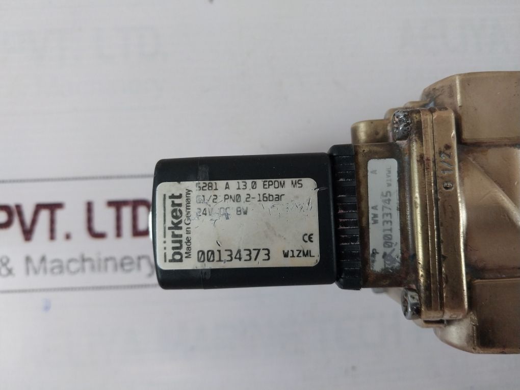 Burkert 5281 A 13.0 Epdm Ms Solenoid Valve 24V Dc