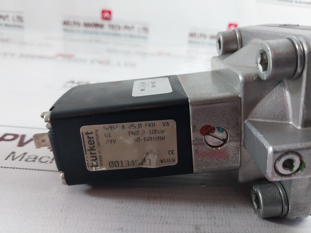 Burkert 5282 A 25.0 Fkm Va Solenoid Valve 24V 50-60Hz 8W