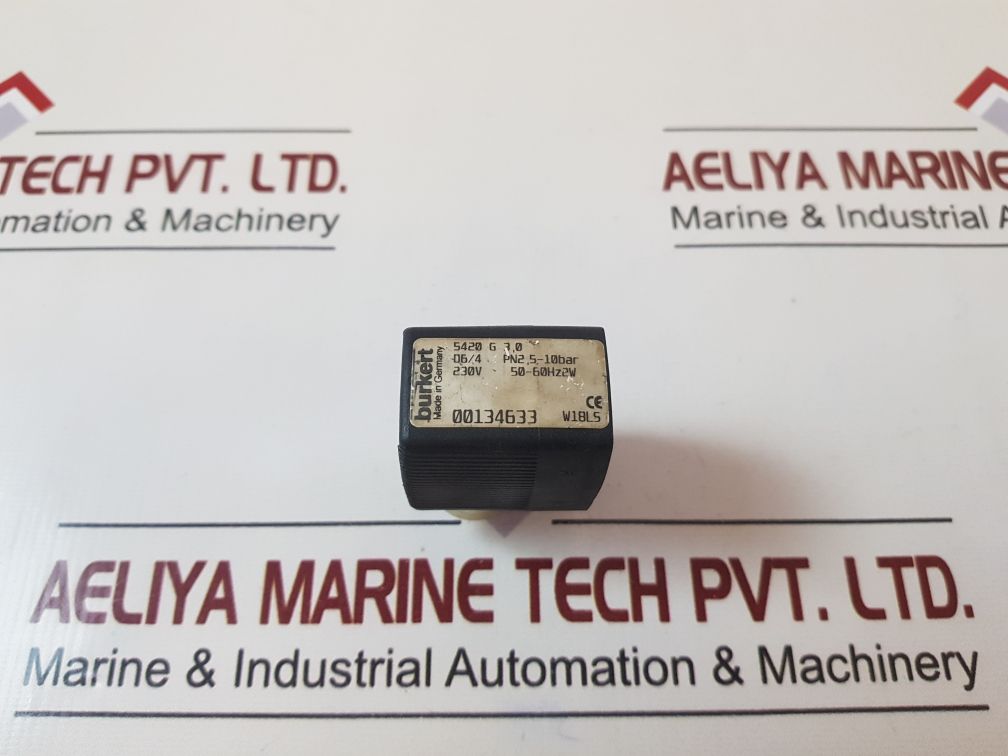 Burkert 5420 G3,0 Solenoid Valve 00134633
