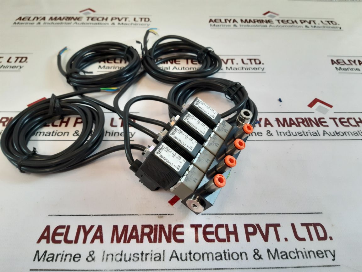 Burkert 6012 C 1,6 Fkm Pa Solenoid Valve With Cables
