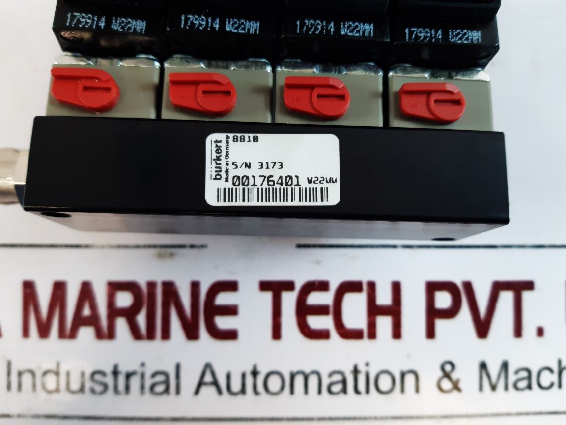 Burkert 6012 C 1,6 Fkm Pa Solenoid Valve With Cables
