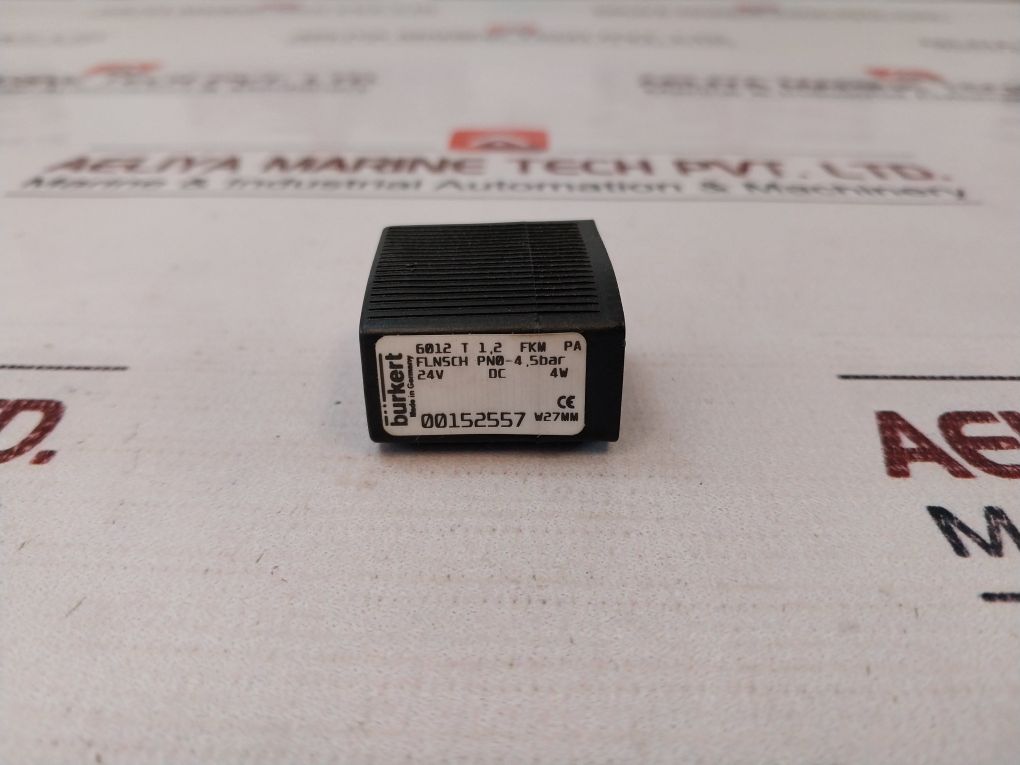 Burkert 6012 T 1,2 Fkm Pa Solenoid Valve 24V Dc 4W