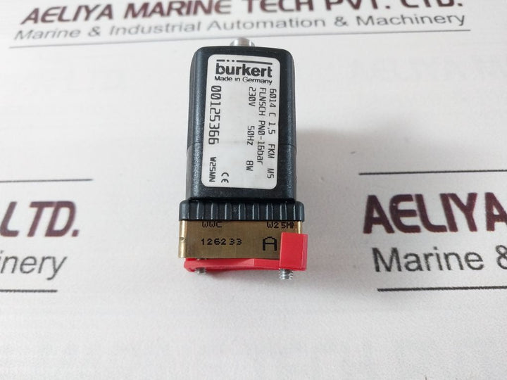 Burkert 6014 C 1,5 Fkm Ms 3/2-way Solenoid Valve