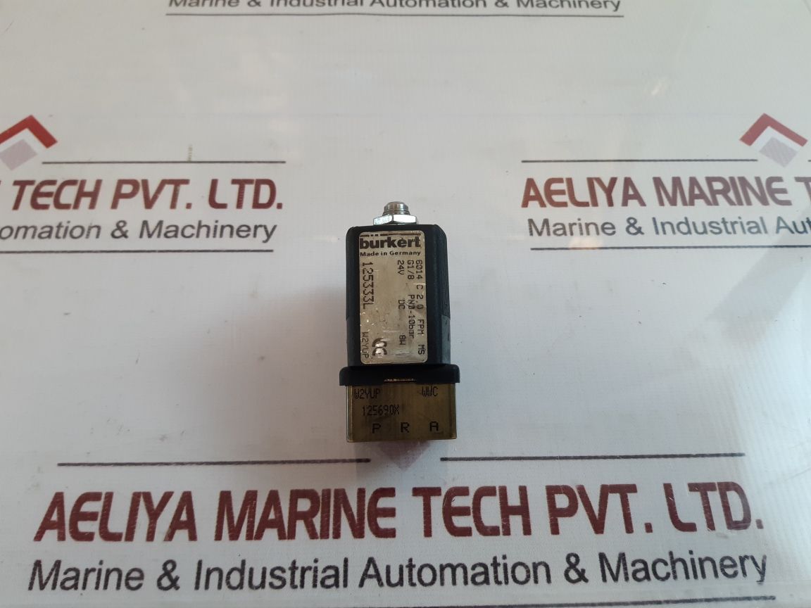 Burkert 6014 C 2,0 Fpm Ms Solenoid Valve 125333L
