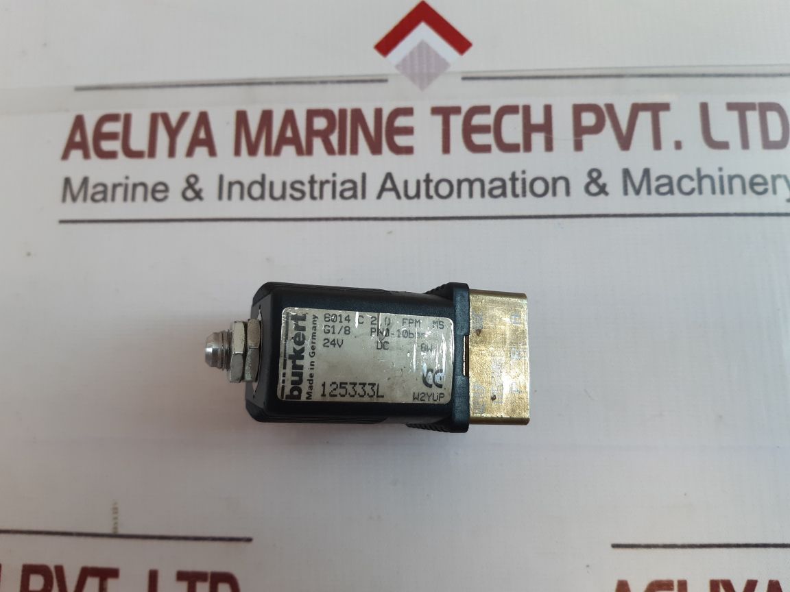 Burkert 6014 C 2,0 Fpm Ms Solenoid Valve 125333L

