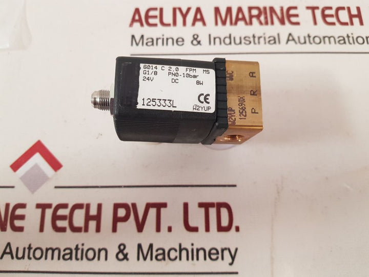 Burkert 6014 C 2,0 Fpm Ms Solenoid Valve