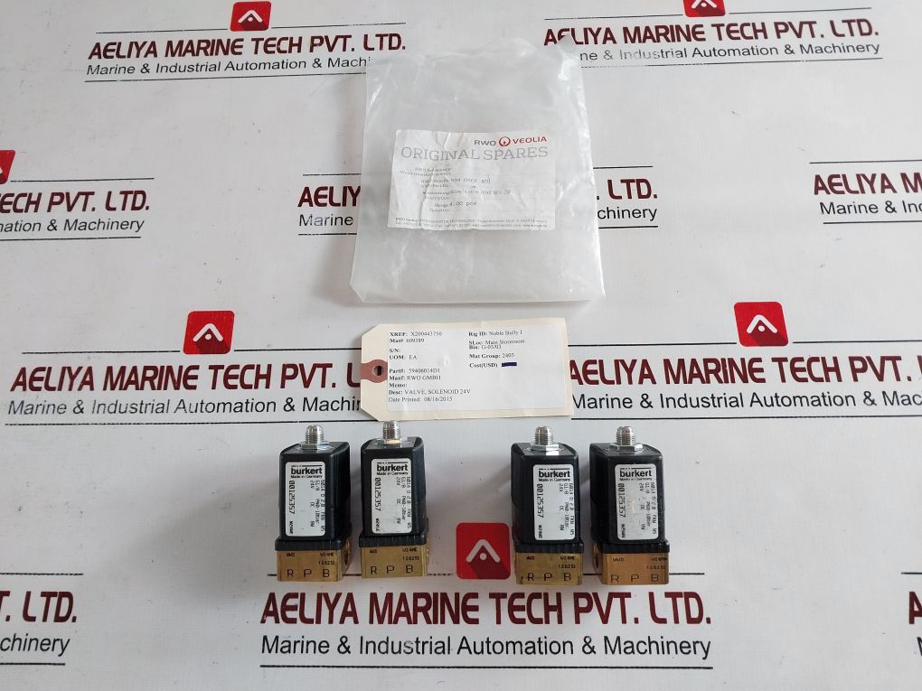 Burkert 6014 D 2,0 Fkm Ms Solenoid Valve 00125357