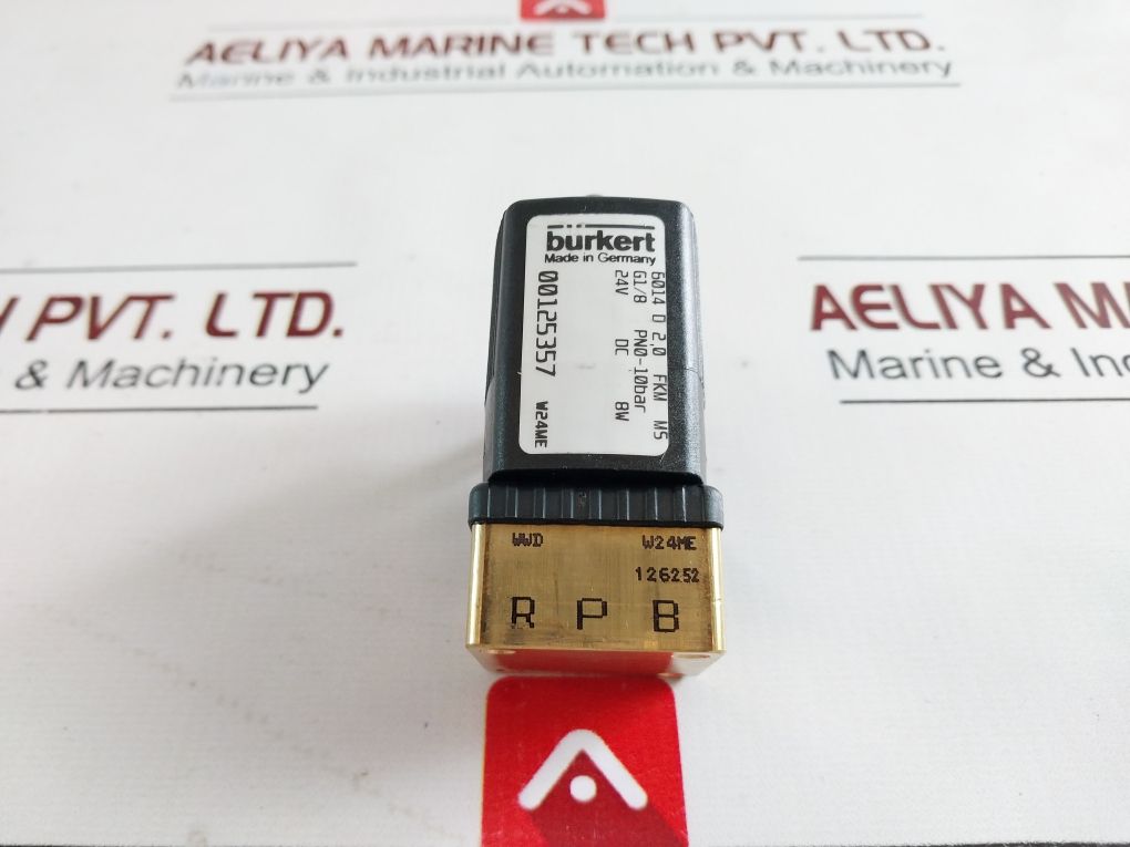 Burkert 6014 D 2,0 Fkm Ms Solenoid Valve 00125357