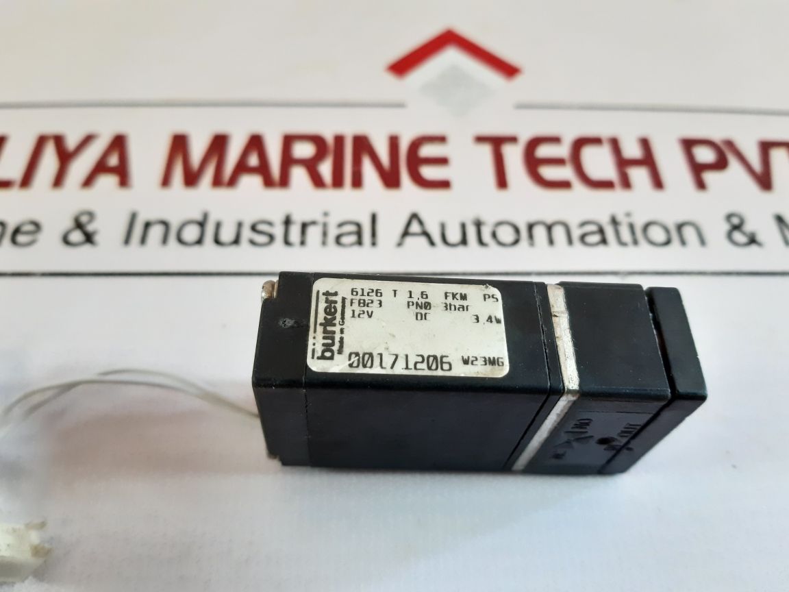 Burkert 6126 T 1,6 Fkm Ps Solenoid Valve