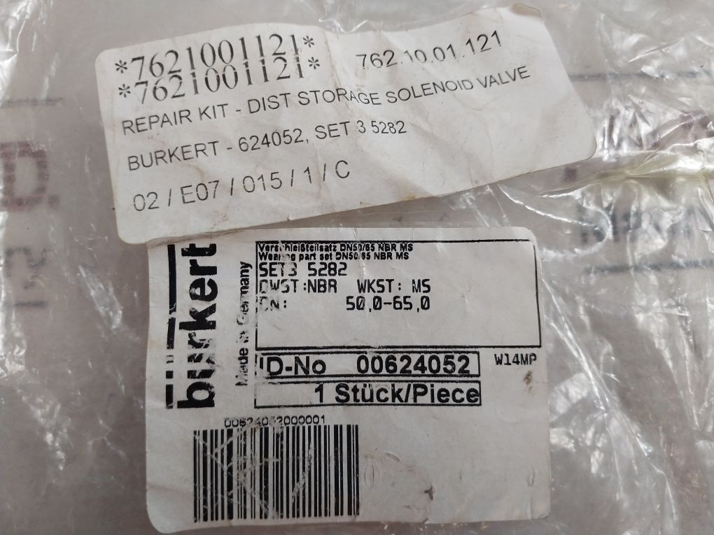 Burkert 624052 Solenoid Valve Repair Kit