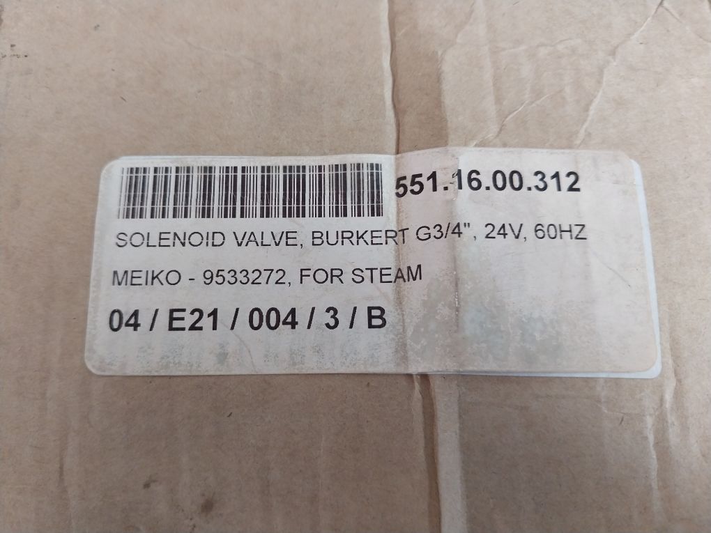 Burkert 6407 A 20,0 Eg Ms Servo-assisted 2/2 Way Piston Valve